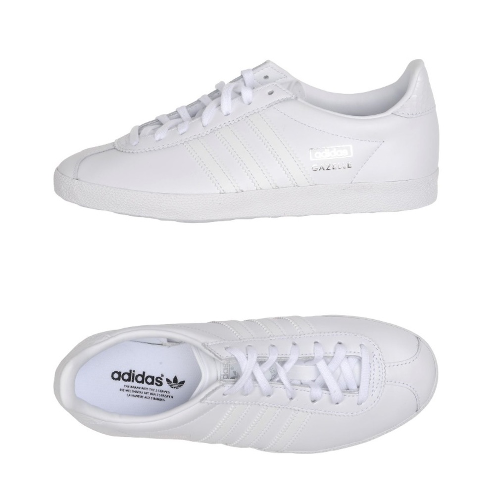 White Women Adidas Gazelle